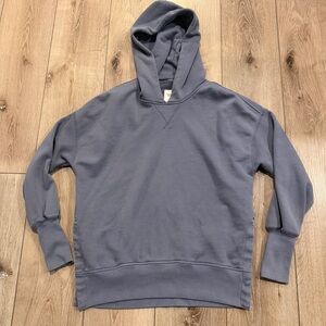 Abercrombie & Fitch Blue Gray Hoodie Sweatshirt Soft A&F Collection XXS